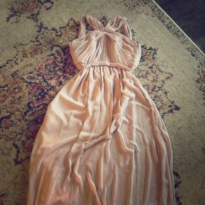 Waters & Watters blush bridesmaid dress